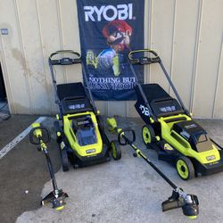 Spring Sale 40v Ryobi Push Mower Bundles $250 Ea 