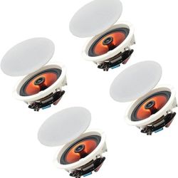 Herdio 6.5" 600 Watts Bluetooth Ceiling Speakers