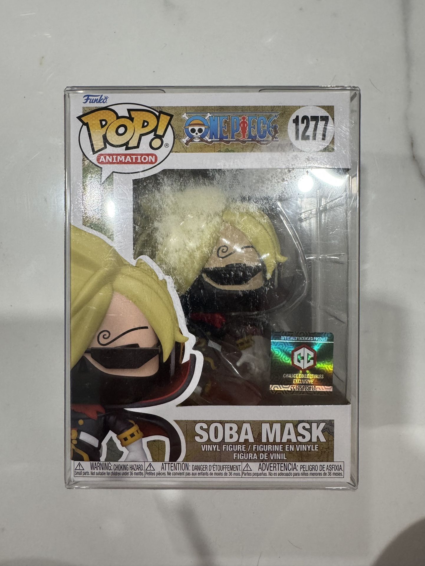 Funko Pop! Chalice Exclusive: One Piece: Soba Mask #1277 (non-chase)