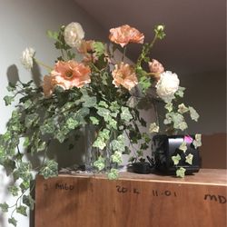 Christal Vase With Flowers