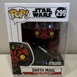 DARTH MAUL 2019 Chicago Celbration Funko Pop 