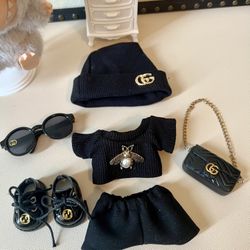 Labubu Clothes Designer Outfit GG