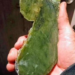 Apple Green Jade Cut Slab 