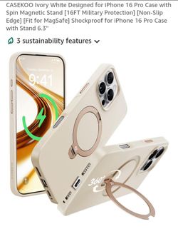 NEW IVORY WHITE DESIGNED FOR IPHONE 16 PRO CASE
