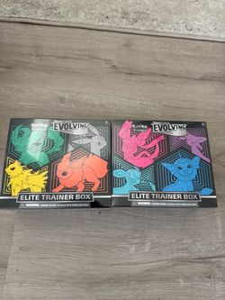 Pokemon Evolving Skies Elite Trainer Box Lot Of 2 ETB Sealed Both Boxes USA