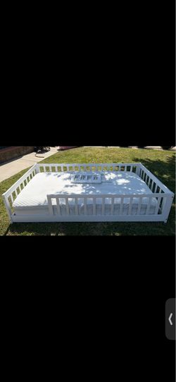 Twin Montessori Bed Frame with Mattress