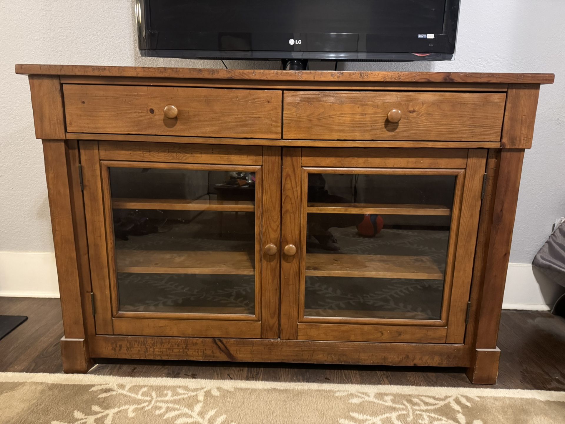 Pottery Barn Farmhouse Cabinet 55”