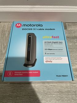 Motorola MB8611 DOCSIS 3.1 Multi-Gig Cable Modem