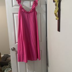 Pink Flowy Dress 