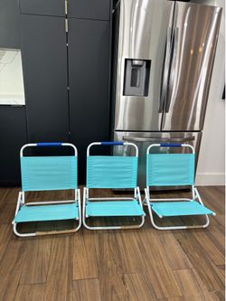 NEW! Bundle of 3 Beach chairs for $30
