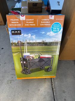 Mac Sports XL Folding Wagon with Brakes