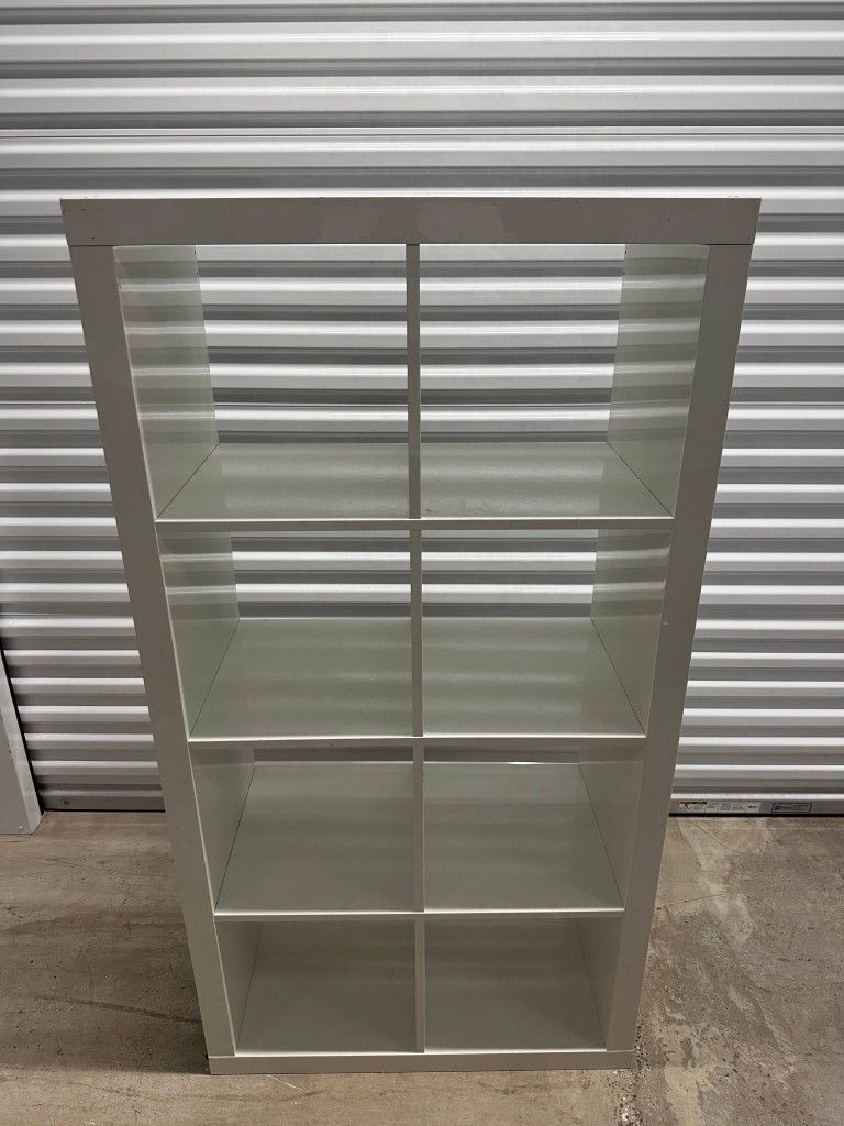 IKEA BOOK SHELF ORGANIZER SHINY WHITE