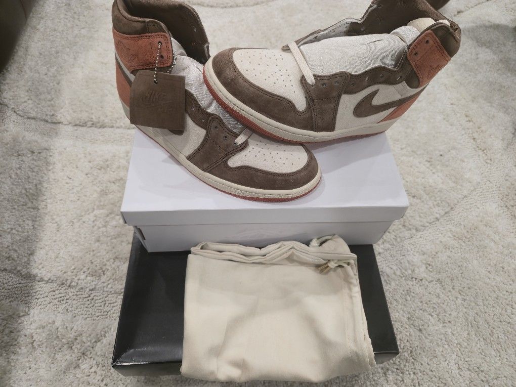 Jordan 1 High Dusted Clay Sz 11.5W/10M DS