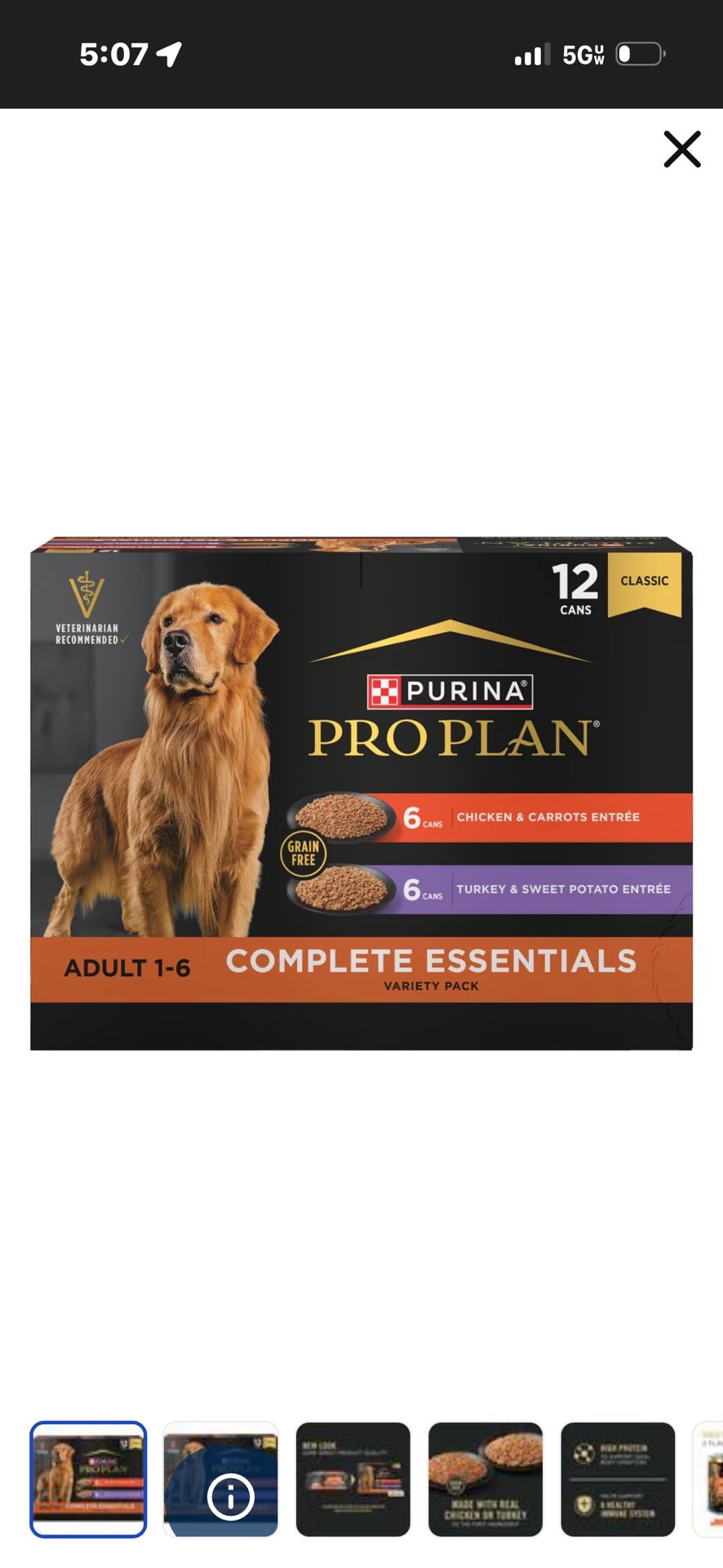 Purina Pro Plan Complete Essentials Variety Pack Grain-Free Canned Dog Food