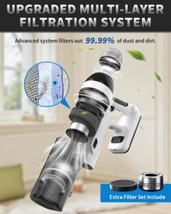 Multi-Surface Cordless Vacuum | 15-in-1 Lightweight Design for Quick Shifts from Floors to Handheld Use