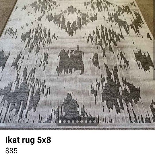 Ikat Rug 5x8