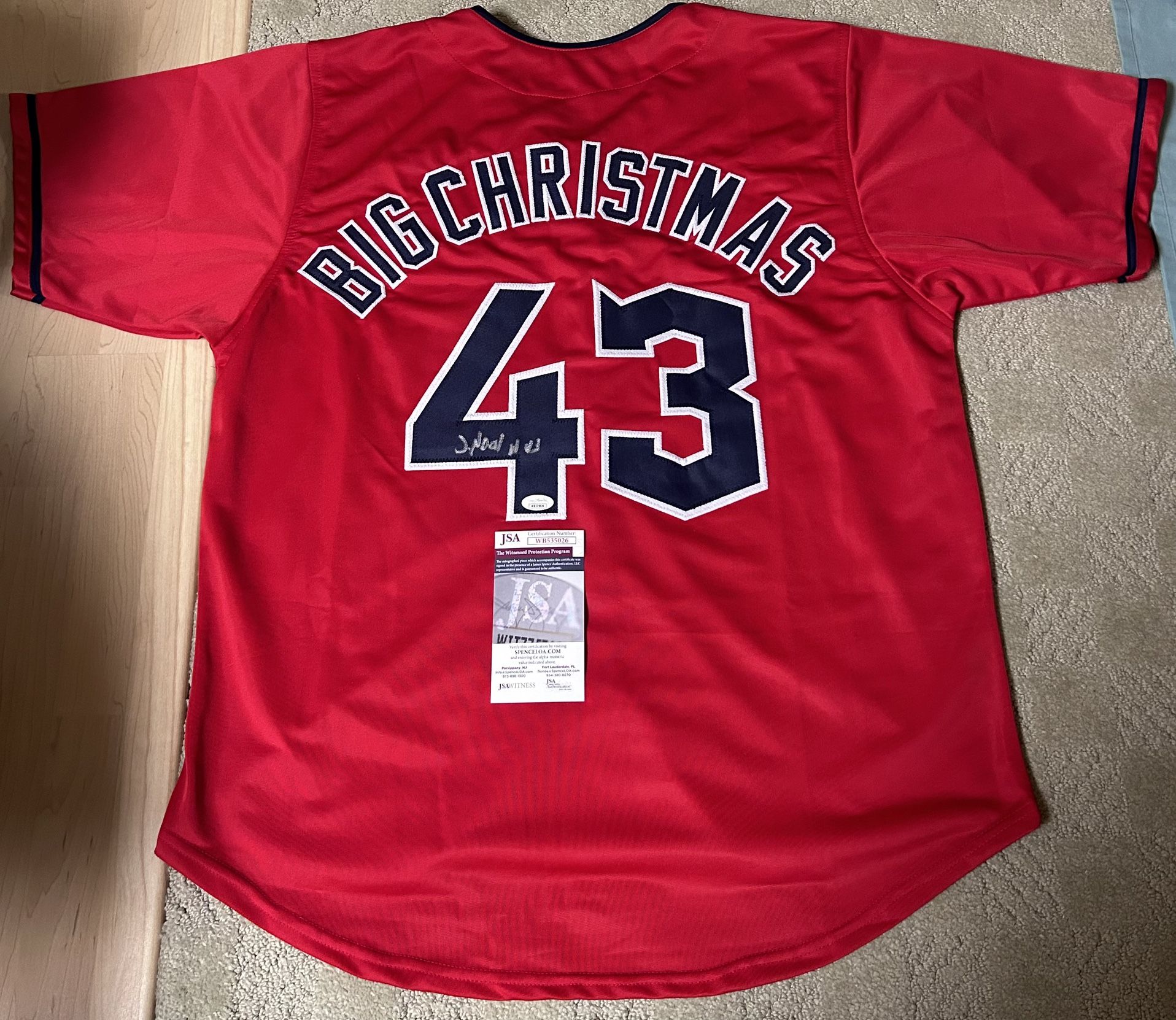 Jhonkensy Noel “Big Christmas” Autographed Cleveland Guardians Jersey With COA
