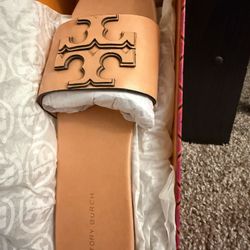 Tory Burch Sandals Peach/Nude, Size 6.5
