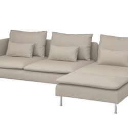 Ikea Soderhamn Sectional Sofa Cover/White