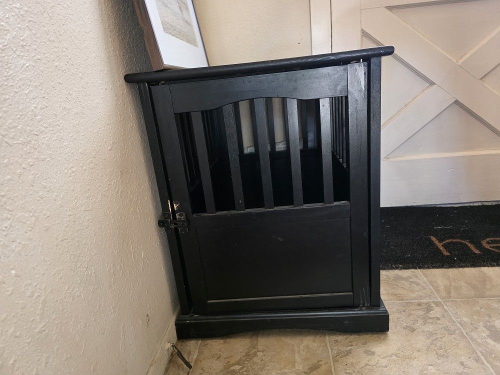 Wooden Indoor Dog Crate