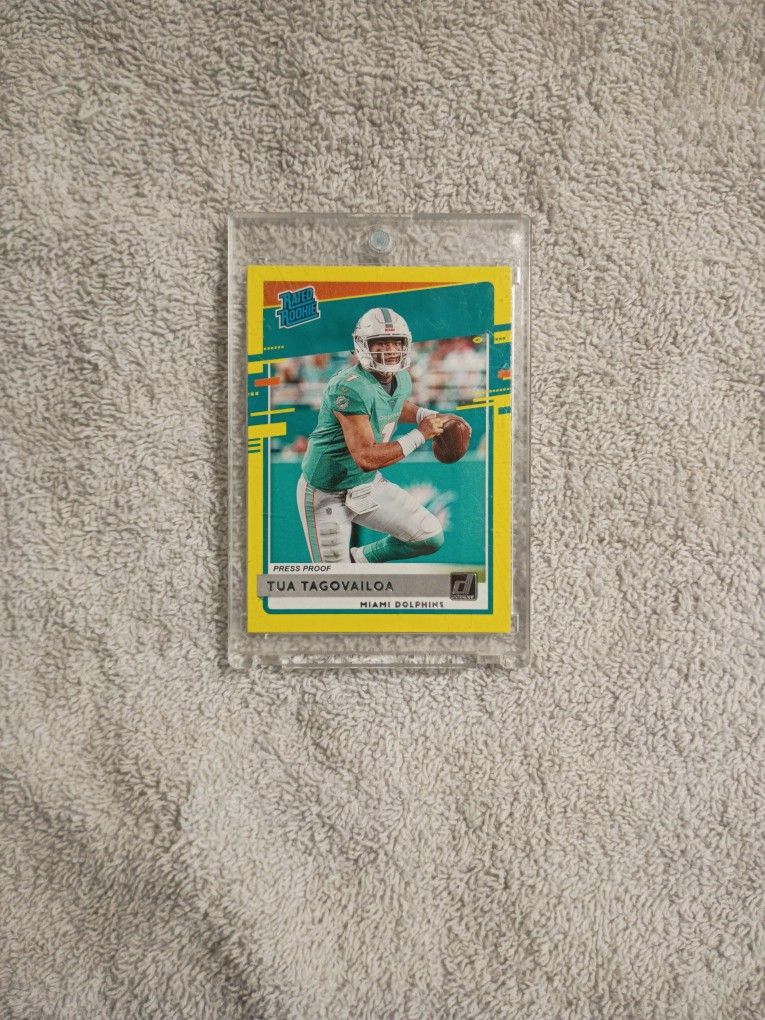 Tua Tagovailoa Rated Rookie Press Proof 302 Panini