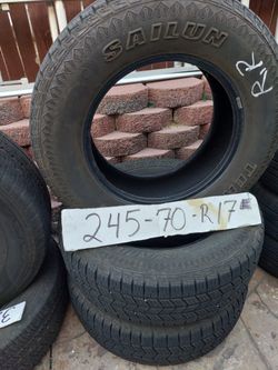 245 70 R17 E Set Of 3 Tires $80
