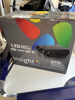 Insight 4k Android Smart Projector Is 770 Led 3d Optimized Light