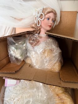 Porcelain Doll NEW IN BOX