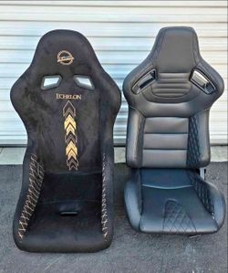 NRG Innovations Racing Bucket Seats Asientos Deportivos Universales Echelon