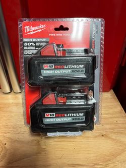Milwaukee M18 6.0 xc batteries