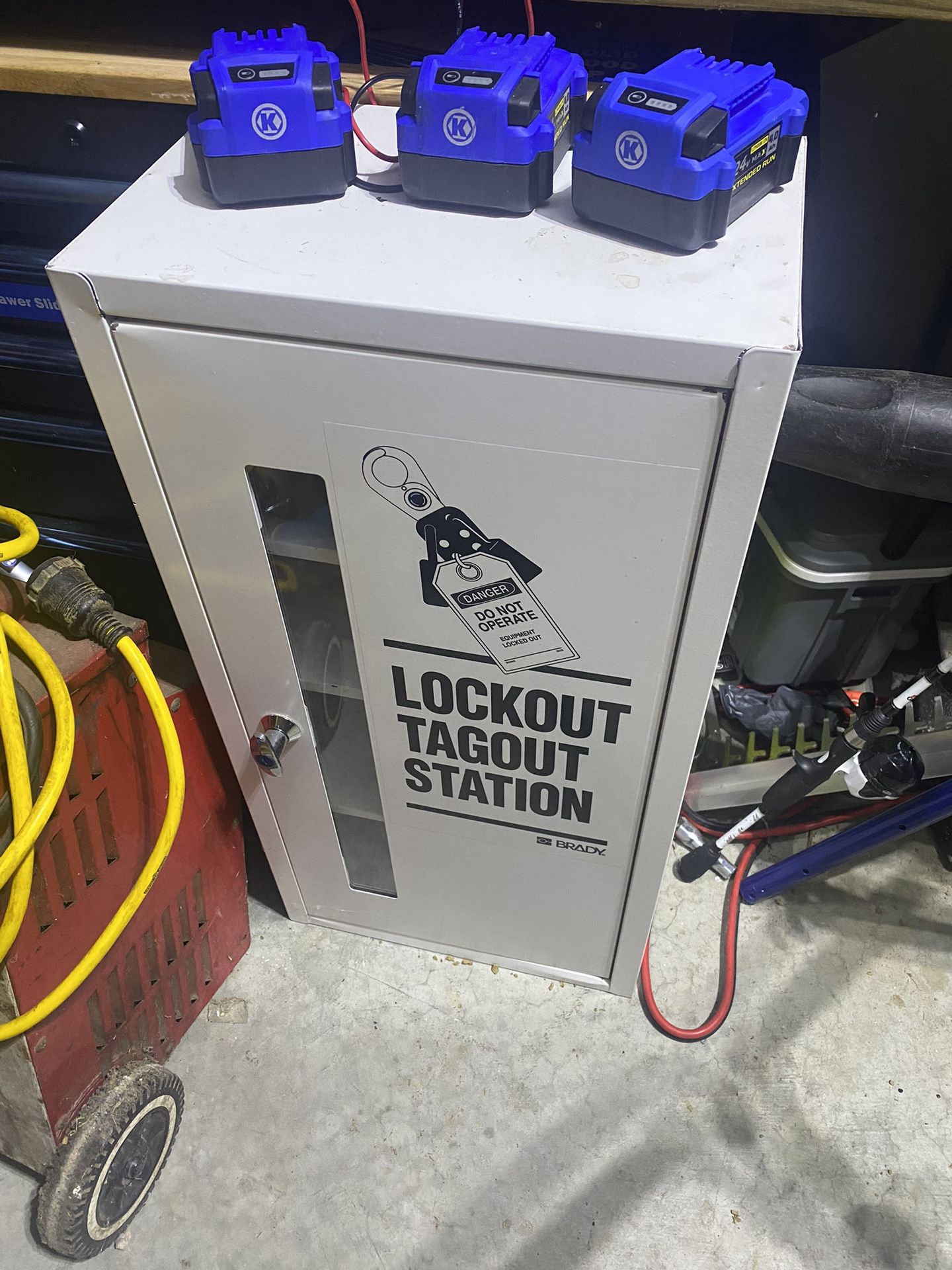 Brady Lockout Tagout Station, Cabinet tool storage for Sale in Newark ...