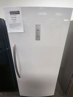 33 in. 20 cu. ft. Garage Ready Freezerless Refrigerator in White with Temperature Alarm and Auto-Close Door, ENERGY STAR