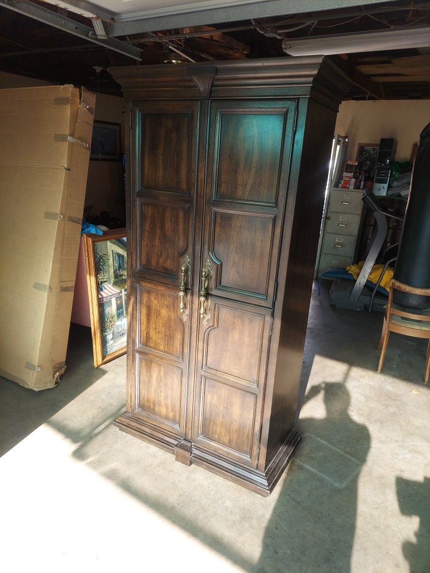 Vintage Henredon Armoire Cabinet
