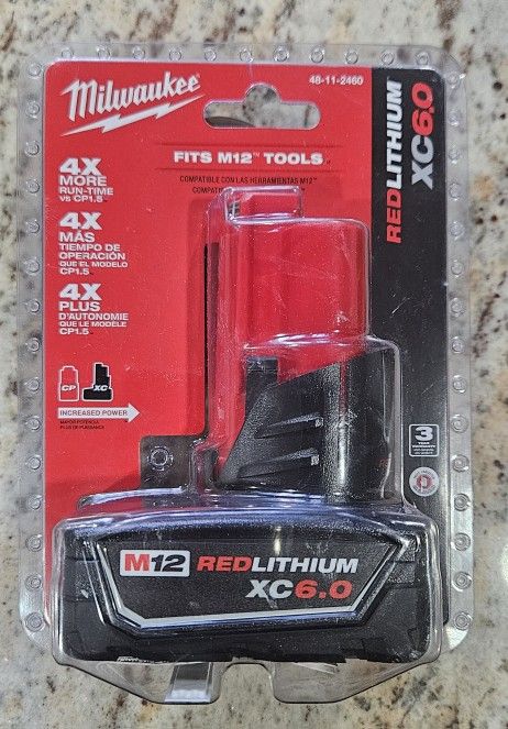 Milwaukee M12 6.0AMP BATTERY