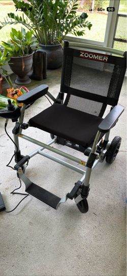 AS IS* Zoomer Foldable Electric Powerchair 4-Wheel w/ Joystick Controller