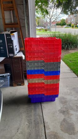 Storage Crates, Plastic Totes