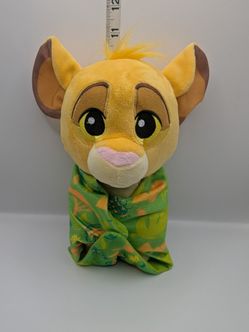 Disney The Lion King 10" Simba Plush with Blanket Stuffed Animal
