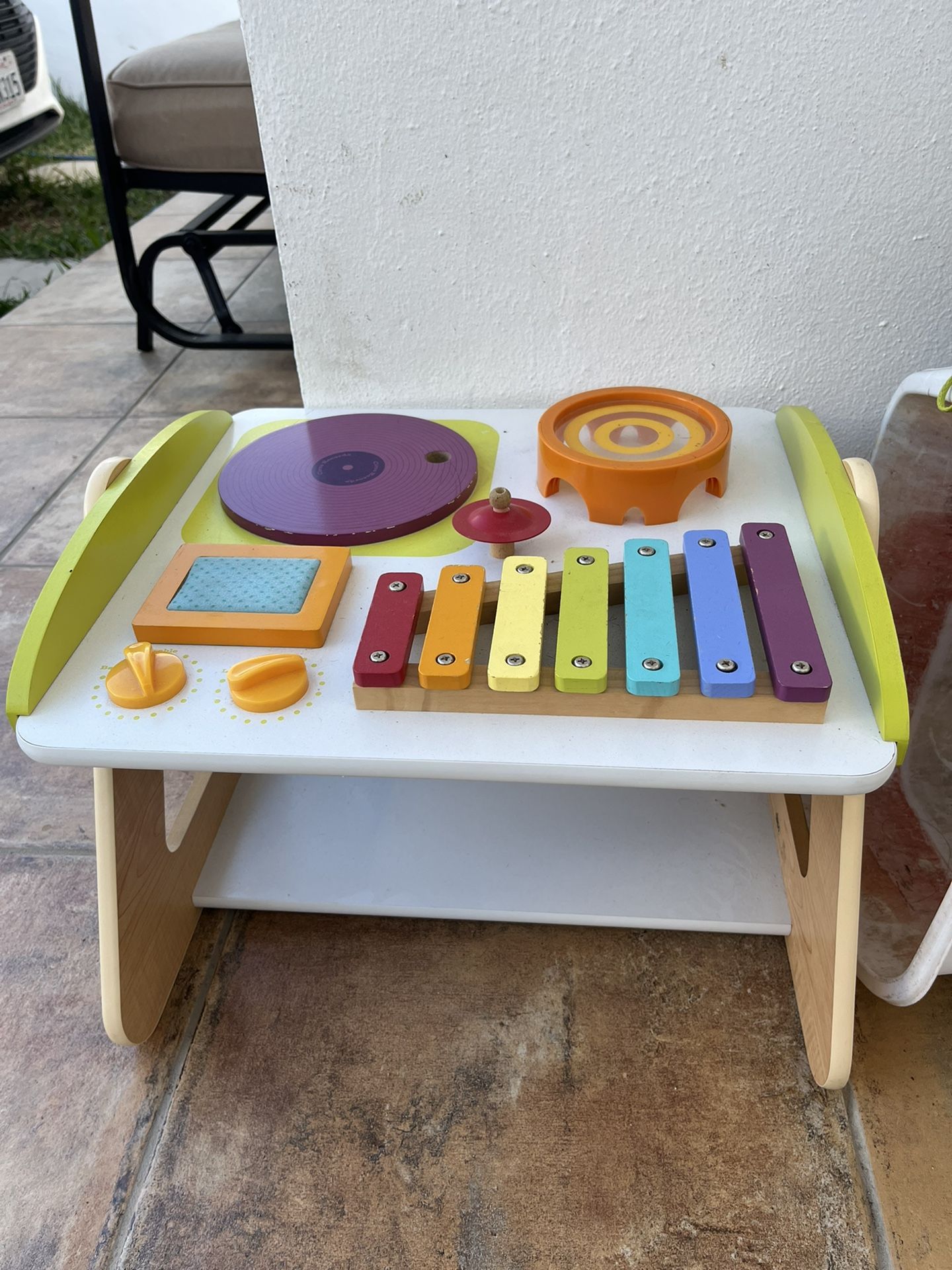 Wooden Music Table for Babies and Toddlers
