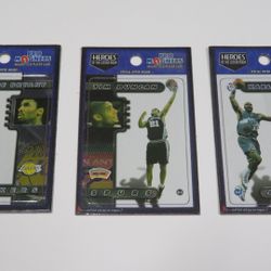 1998 Pro Magnets Cards - Kobe Bryant/Tim Duncan/Karl Malone - Set of 3 Un-Opened!