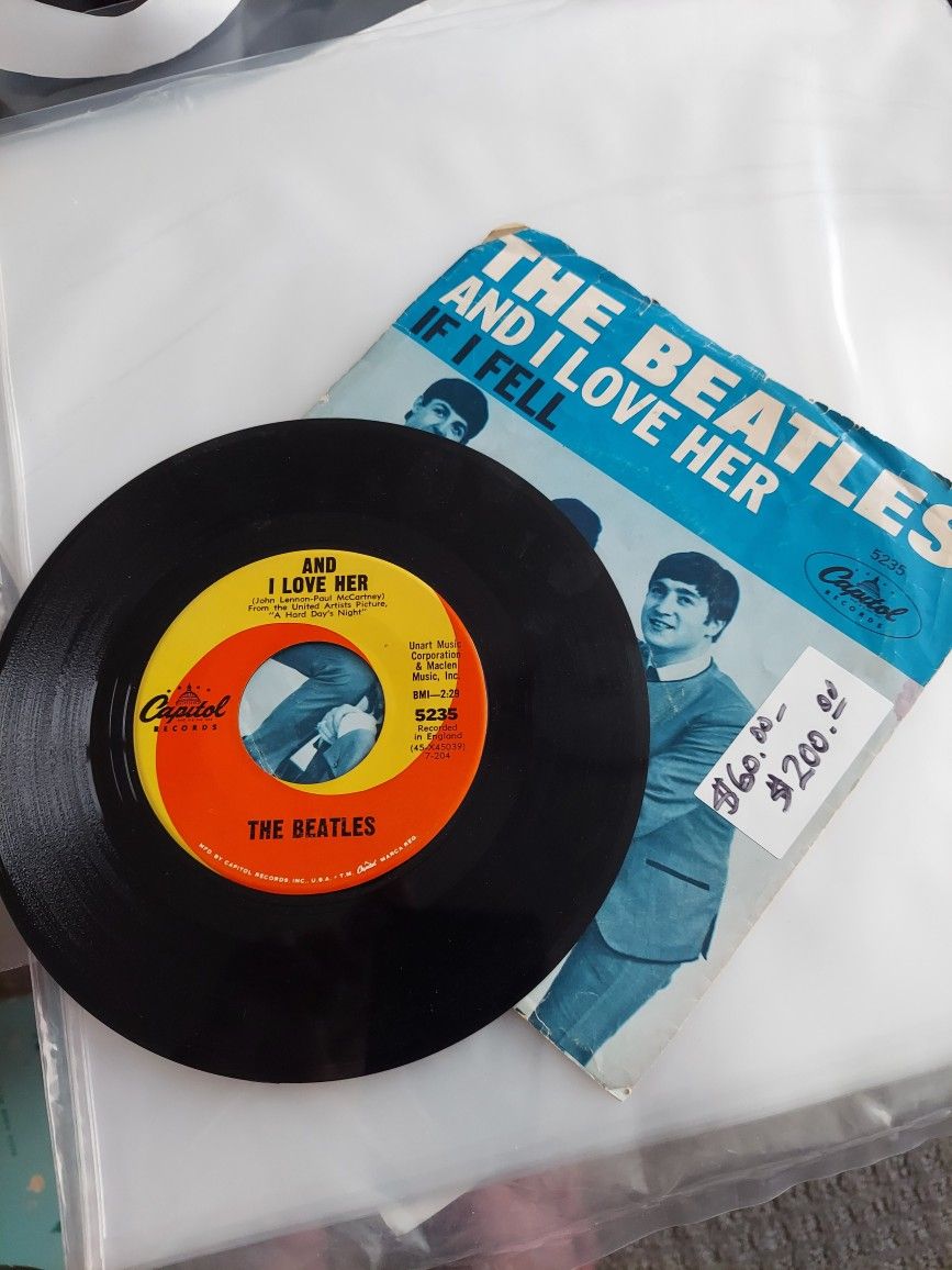 Beatles - And I Love Her "45