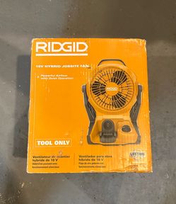 NEW Rigid 18V Jobsite Hybrid Fan
