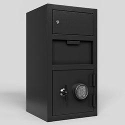 Brand new commercial drop safe with top drawer for 120