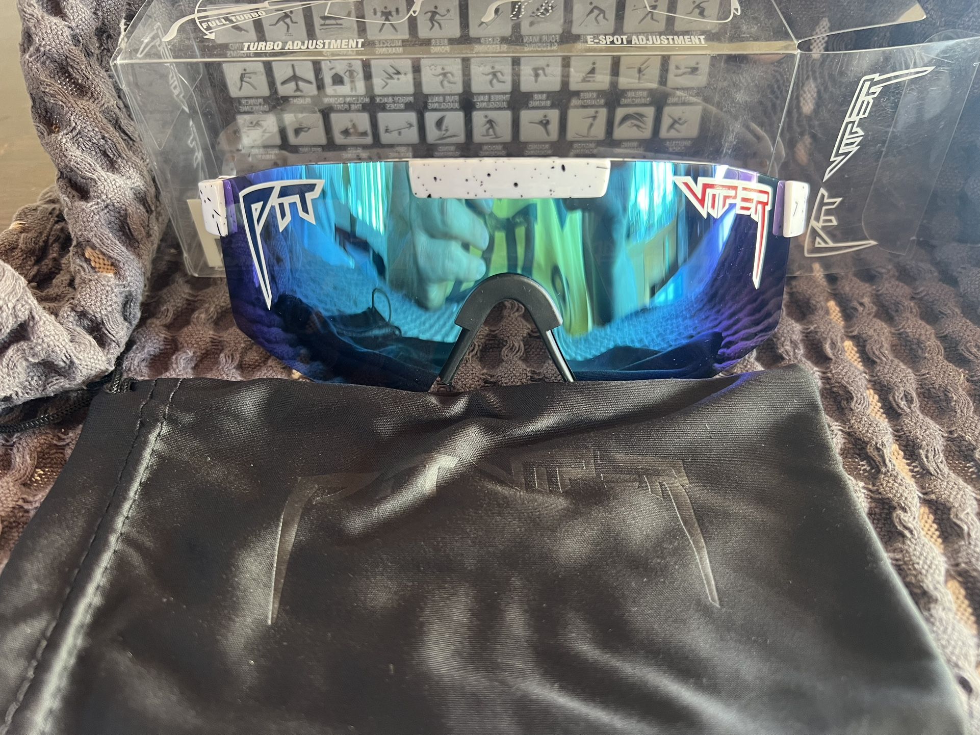 Pit Viper Sunglasses Blue Lens