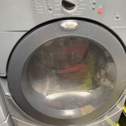 Whirlpool Duet Gray Gas Dryer With Manual