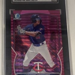 Yasser Mercedes Prospect Fuchsia/Pink Wave Refractor 163/199