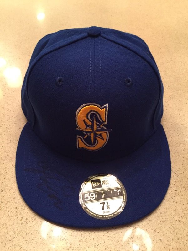 Jean Segura autographed hat
