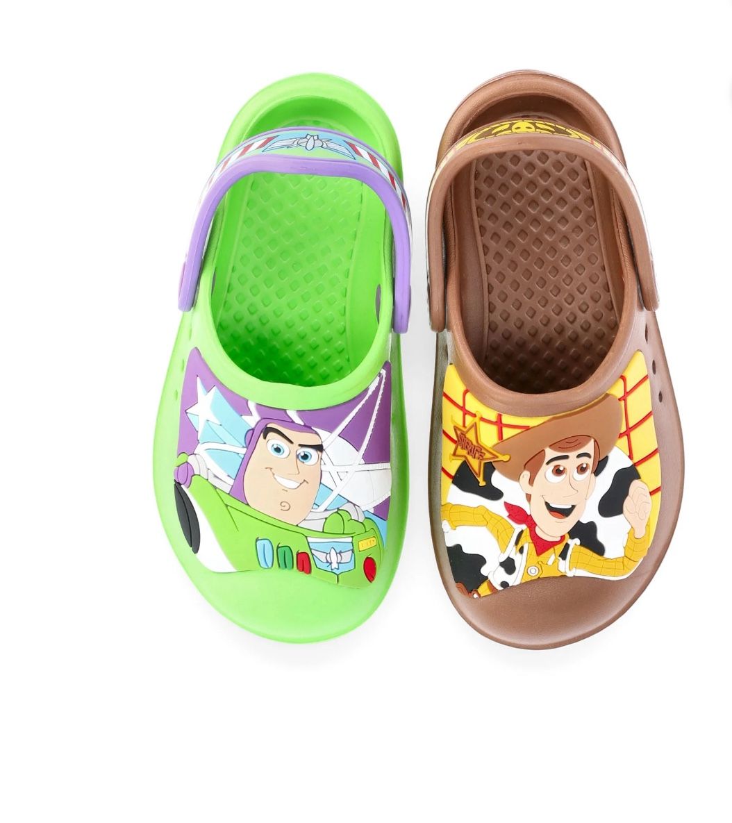 NWOT Disney Pixar Toy Story Toddler Boys Buzz and Woody Clogs