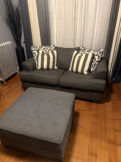 Love Seat & Ottoman