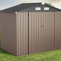 6 X 4 FT- Metal Steel Outdoor Storage Shed