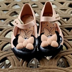 Girl Mini Melissa Minnie Mouse Shoes Size 9